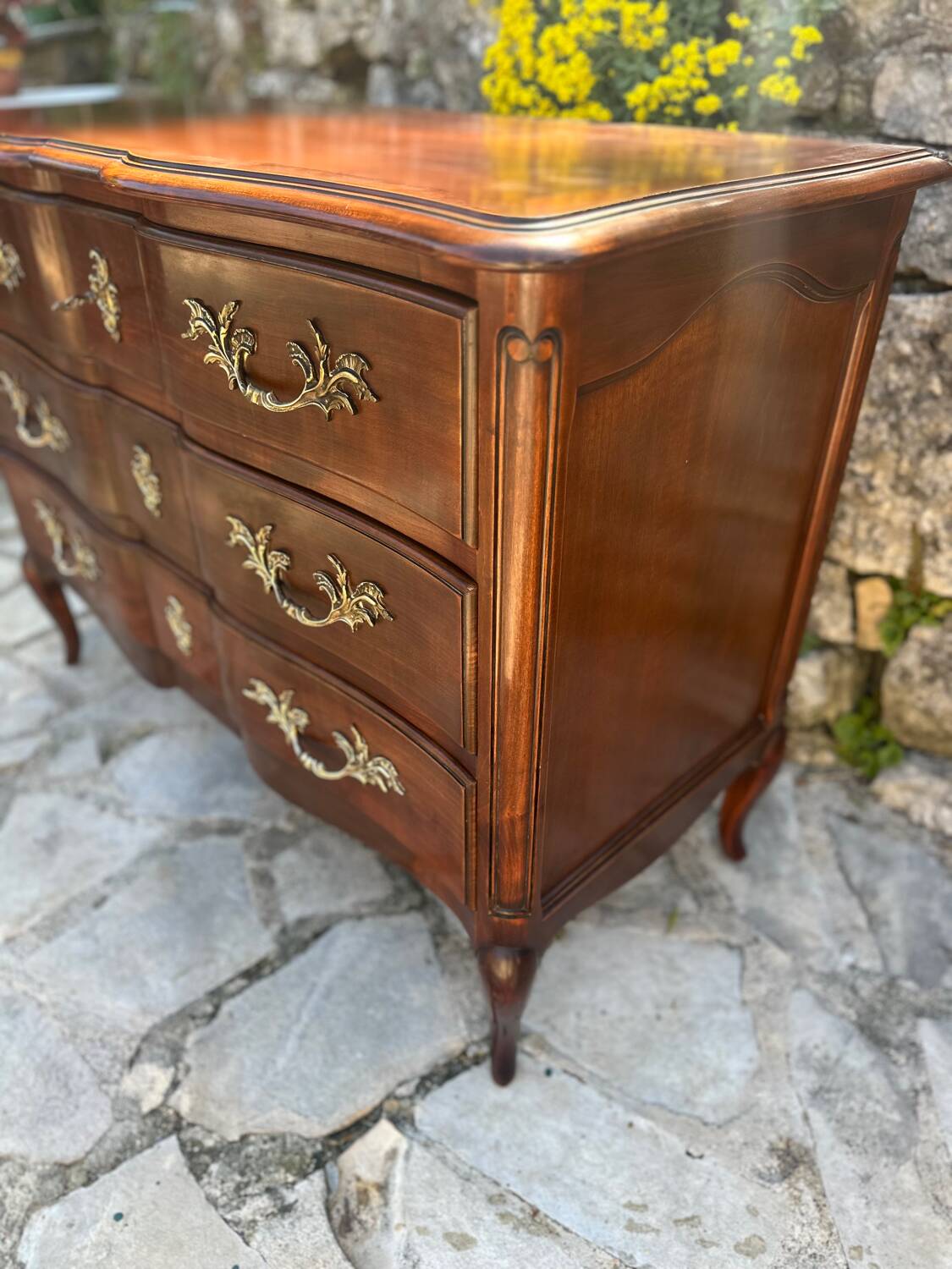 Commode en Acajou de style Louis XV Époque XX eme siècle