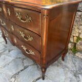 Louis XV style mahogany chest of drawers, 20th century