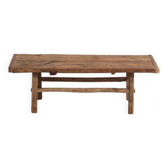 Ancienne table basse en bois massif (c.1900)