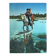 River crossing on horseback, on a sign by Campana.