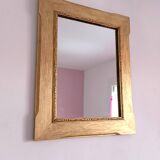 Art Deco rectangular gold mirror