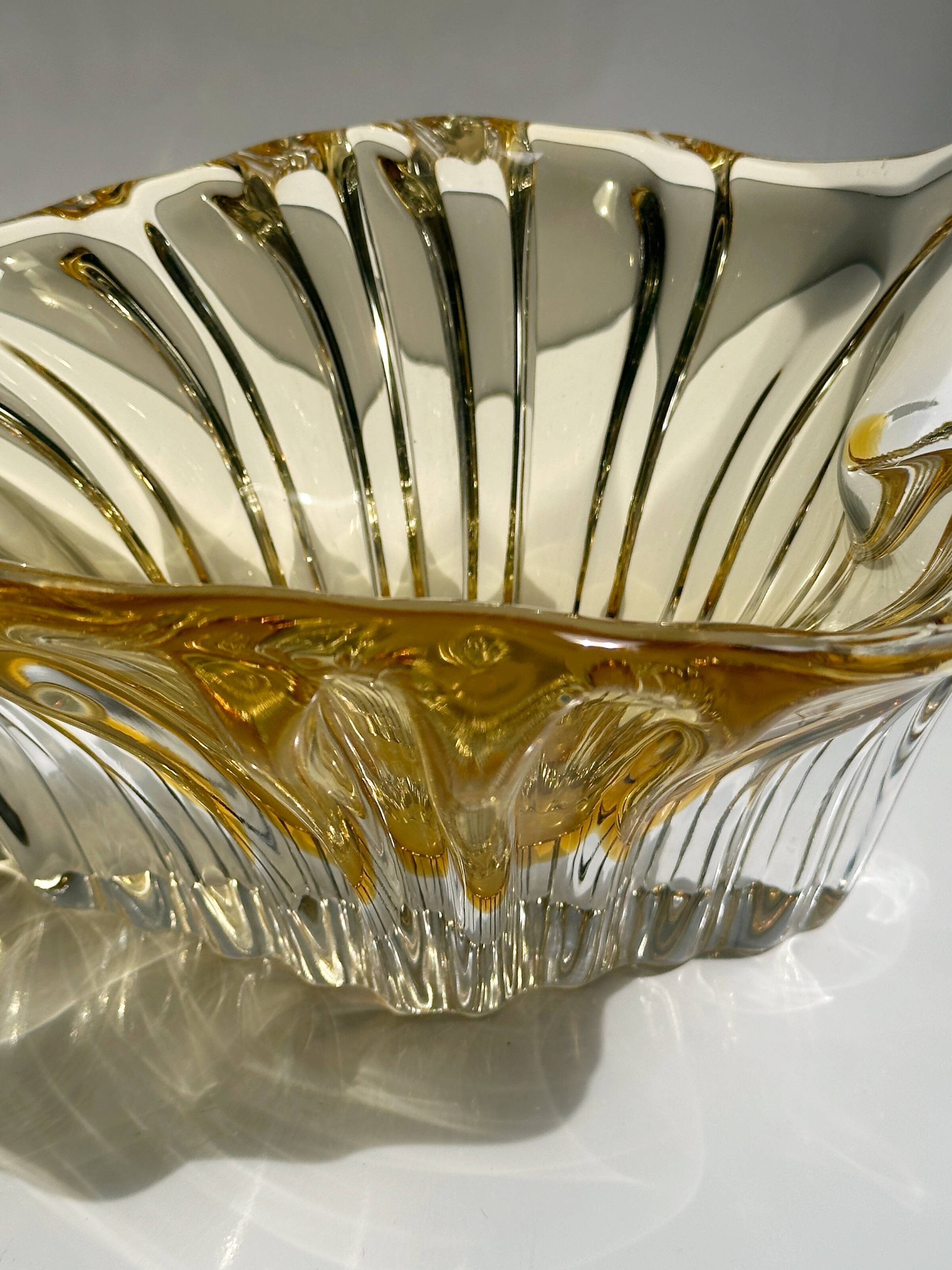 Champagne Gold Murano Vide-Poche - 1960s