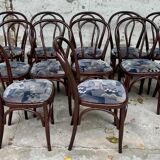14 chaises bistrot N°18 en bois courbé