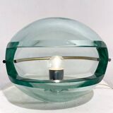 Glass table lamp