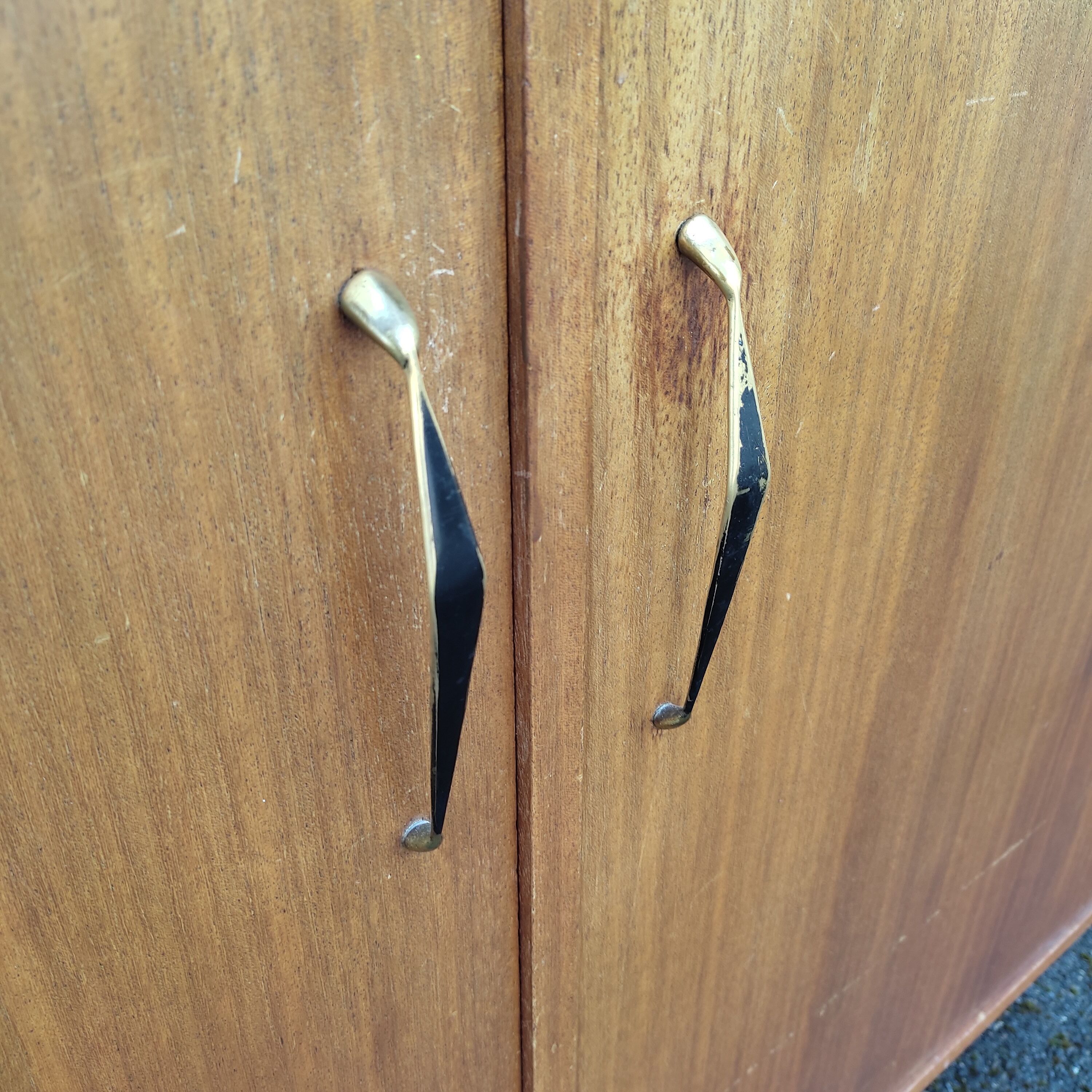 Vintage bar fridge cabinet