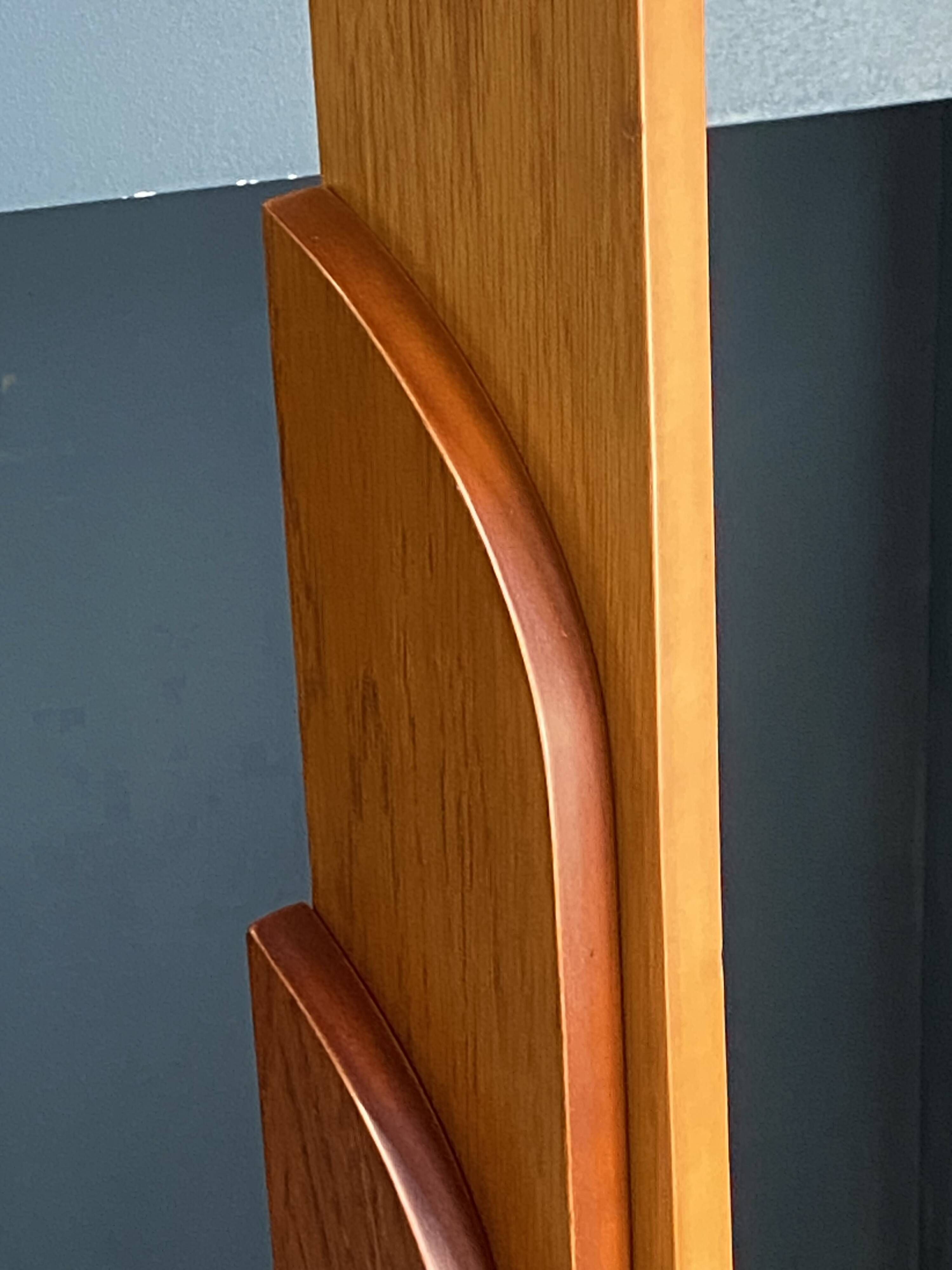 K-lighting vintage 1970s Scandinavian teak floor lamp