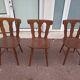 Lot 7 chaises de bistrot bois, année 70/80/90