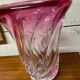 Bicolour crystal vase Val Saint Lambert
