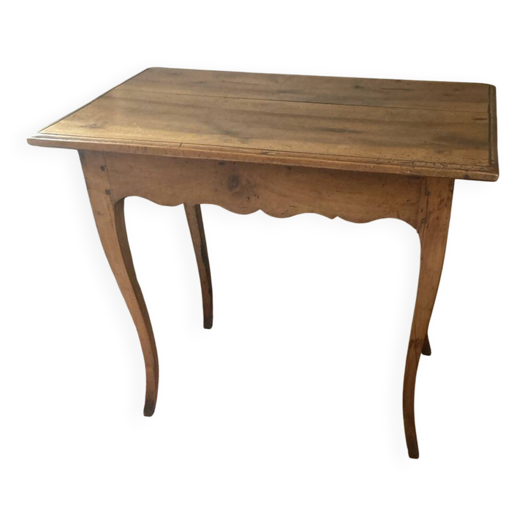 Louis Vuitton table, 19th century, in blond cherry wood with pegs