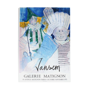Affiche Jean Jansem 1993