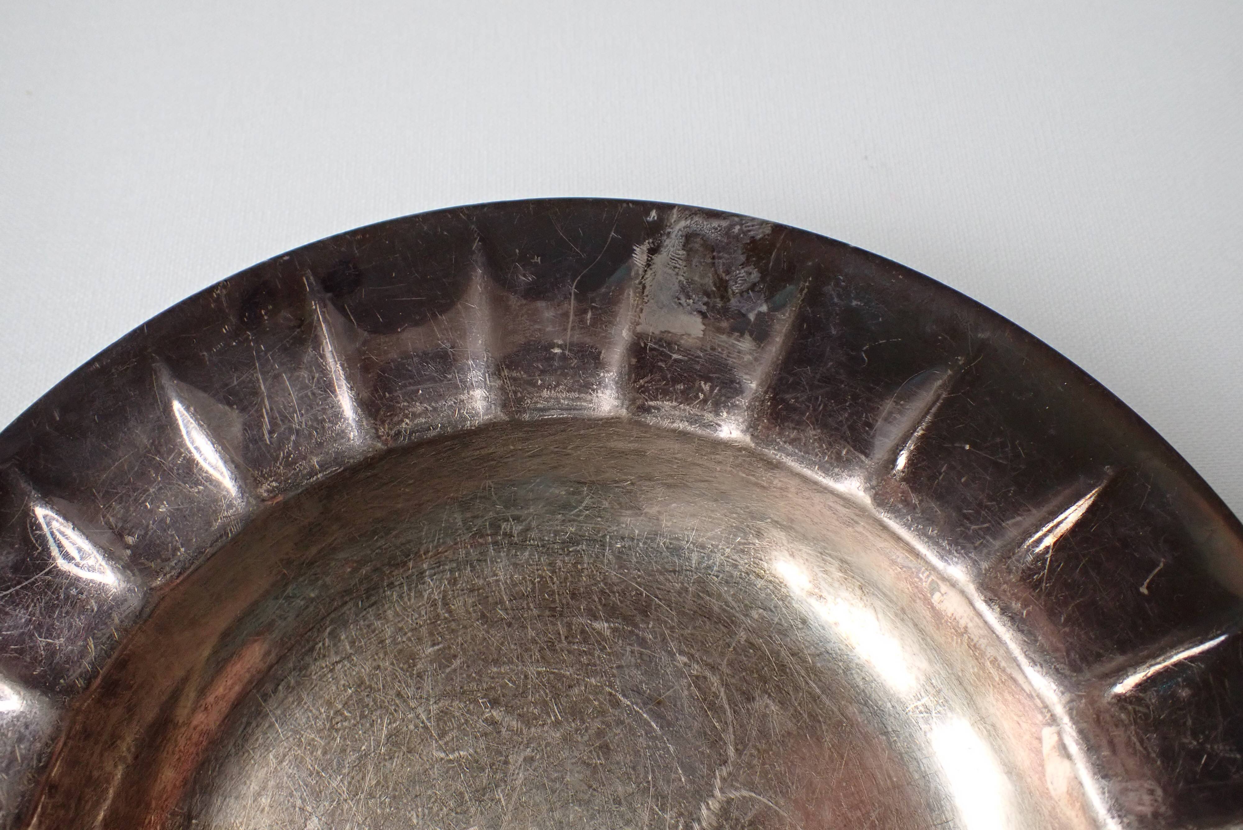 Christofle galla - silver-plated plate and spoon - birth box