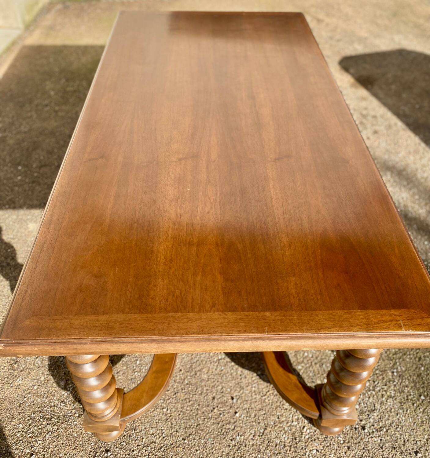 Rustic extendable French farmhouse table, Louis XIII period style extendable