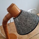 Scandinavian articulated pine lamp