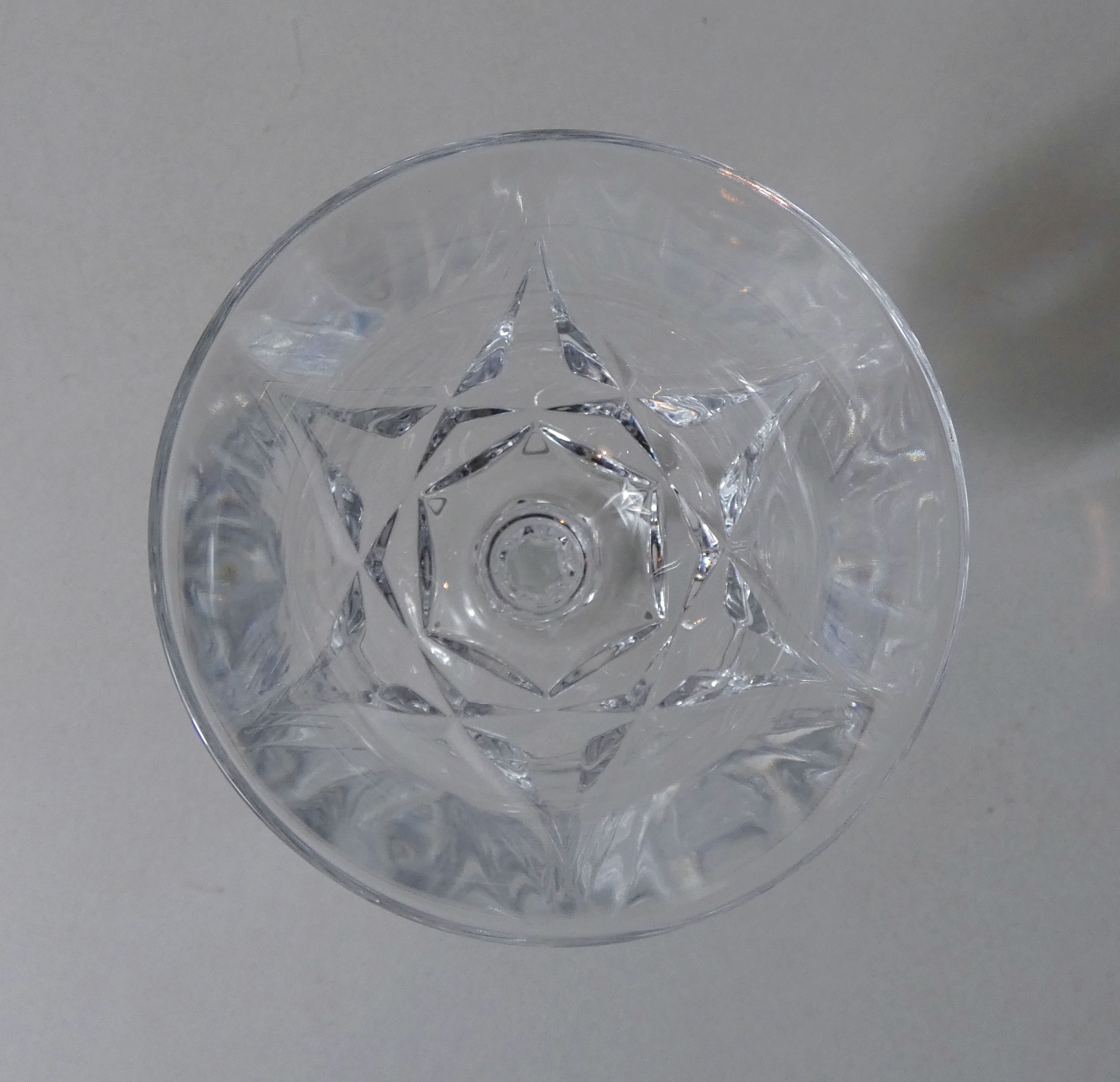 5 crystal wine glasses 15cl