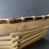 70s bamboo fruit basket