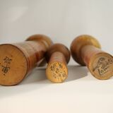 Set of 3 kokeshi (large size)