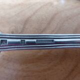 Christofle silver-plated fork and soup spoon