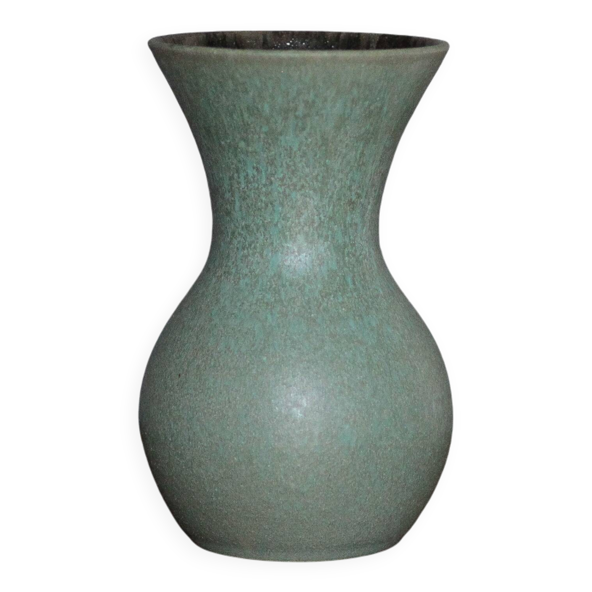 Vintage Accolay Vase, Celadon Green Ceramic Vase, Flower Pot