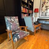 Pair of restored Scandinavian armchairs