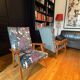 Paire de fauteuils scandinaves restaurés