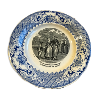 19th Creil Montereau Plate No.5