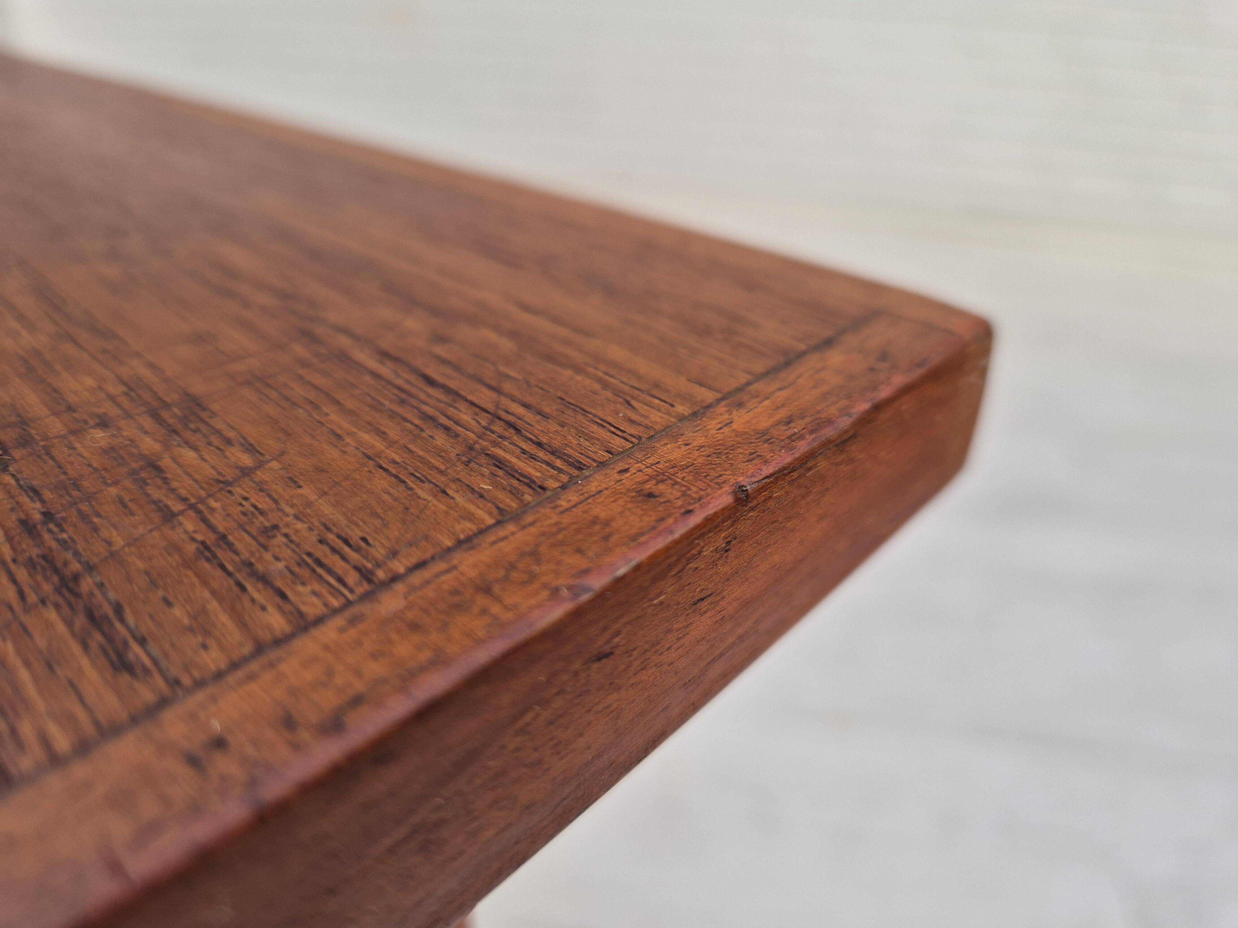 1960s, Danish teak wood desk, drawers.