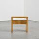 Perriand selection for Les Arcs: Pine stool circa 1973.