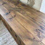 Row of pine loom furniture