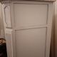 Silver library patina 2 doors on marble 147 x 81 cm