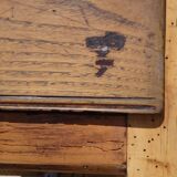 Restored solid oak farmhouse table