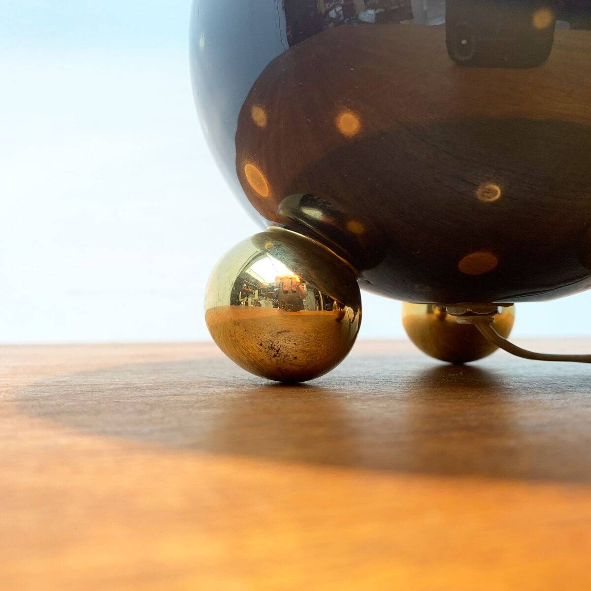 Italian table lamp from the mid-century, 1950s.