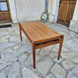 Scandinavian Smorrebrod coffee table in vintage teak