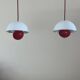 2x Vintage Verner Panton Flowerpot pendant lamp - Louis Poulsen