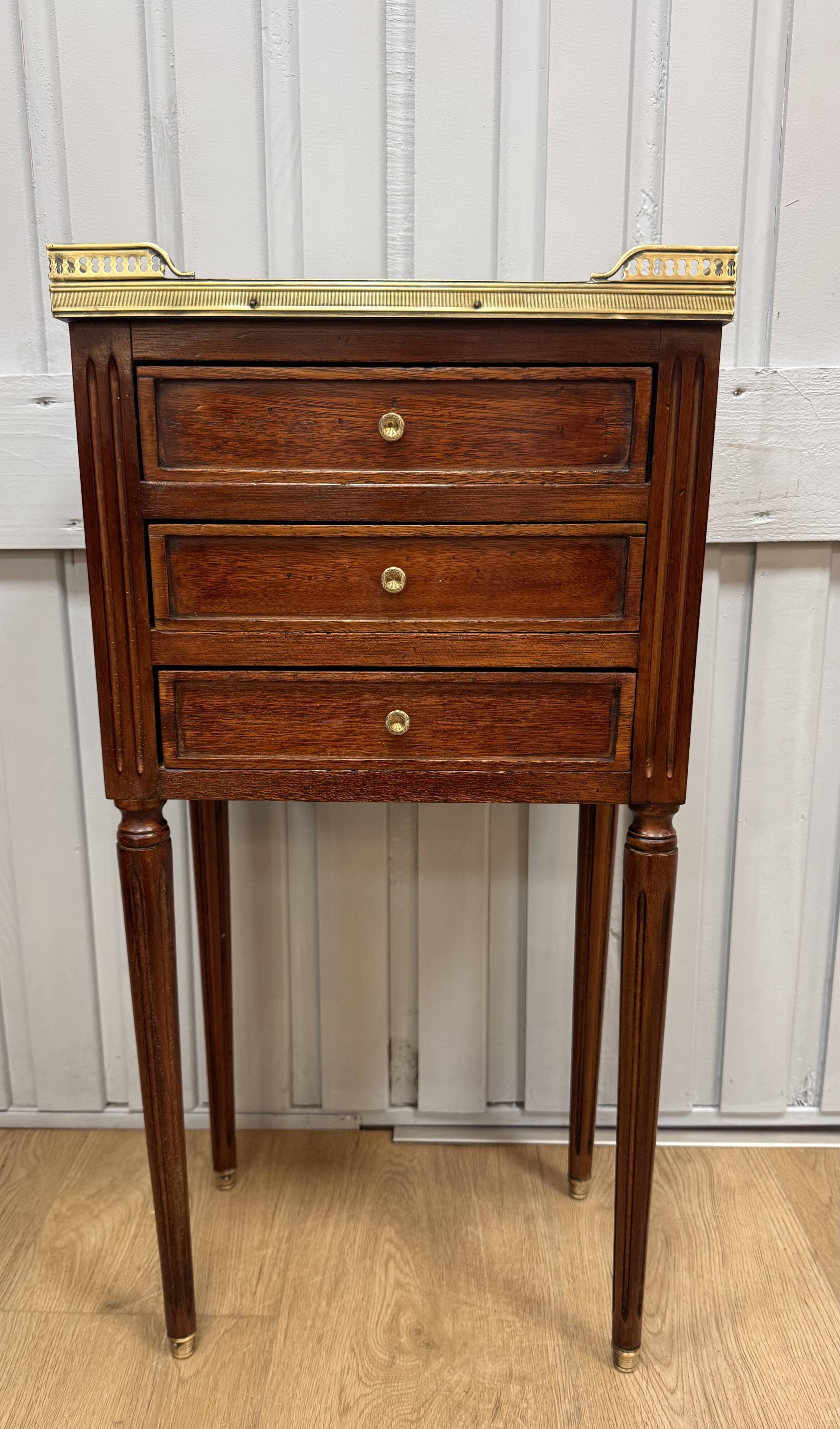 Louis XVI style chiffonnier table