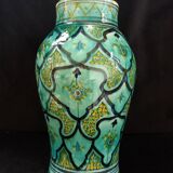 Handcrafted Safi turquoise vase signed