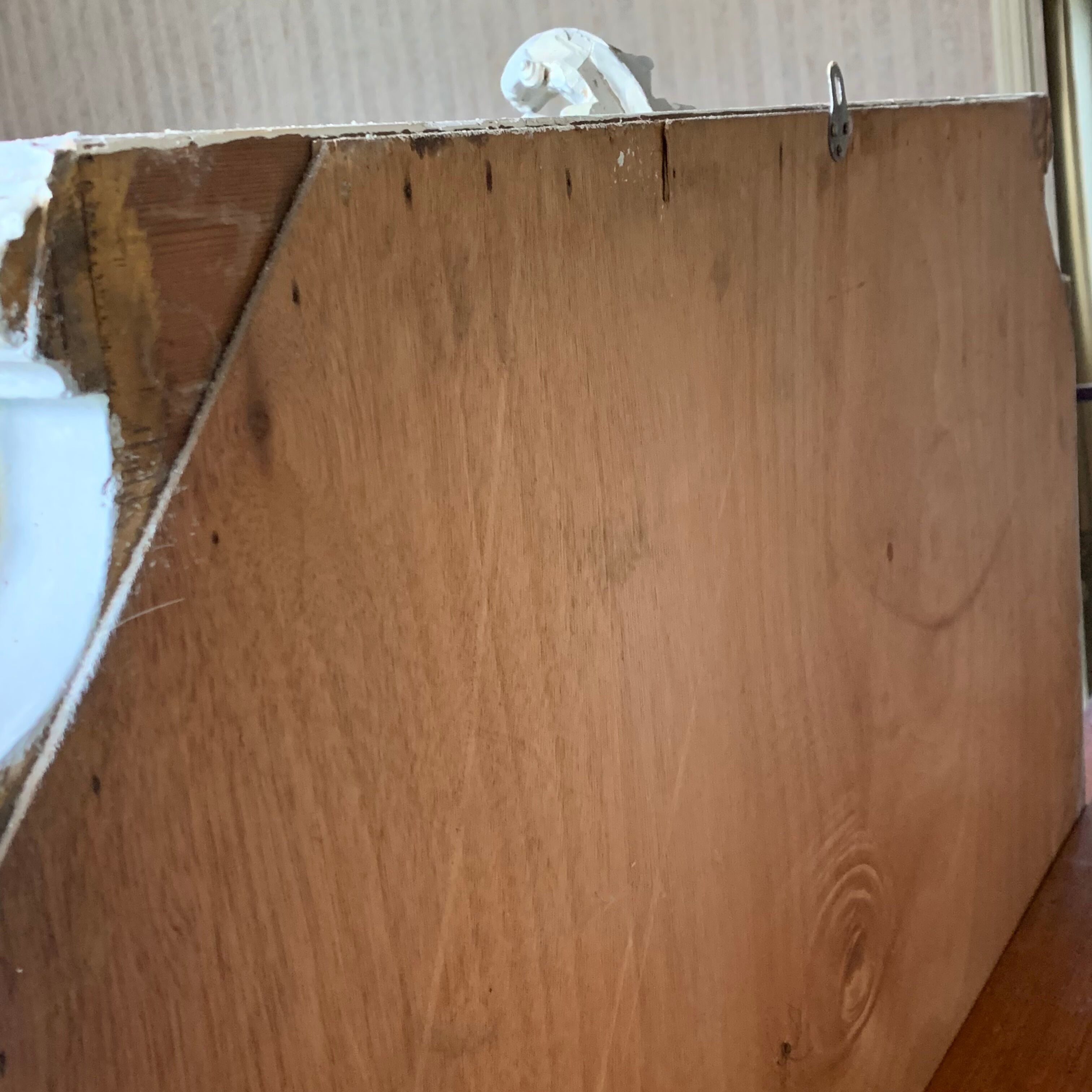 Mirror fireplace trumeau antique, 161x102 cm