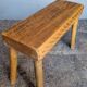 Bench / stool 50 cm old solid wood with patina
