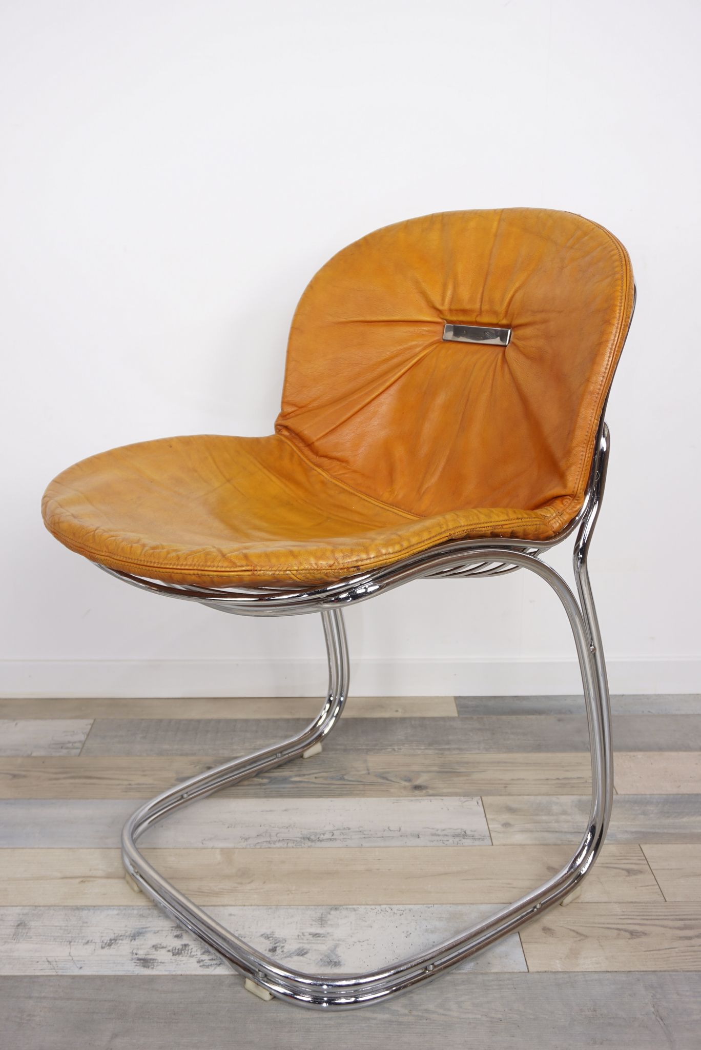 Set of 4 chairs Sabrina Italian design of the 1970s Gastone Rinaldi