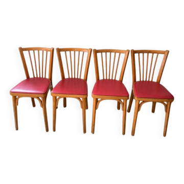 4 baumann chairs