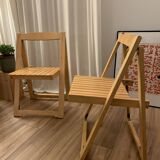 Aldo Jacober style folding chairs from the 60s
