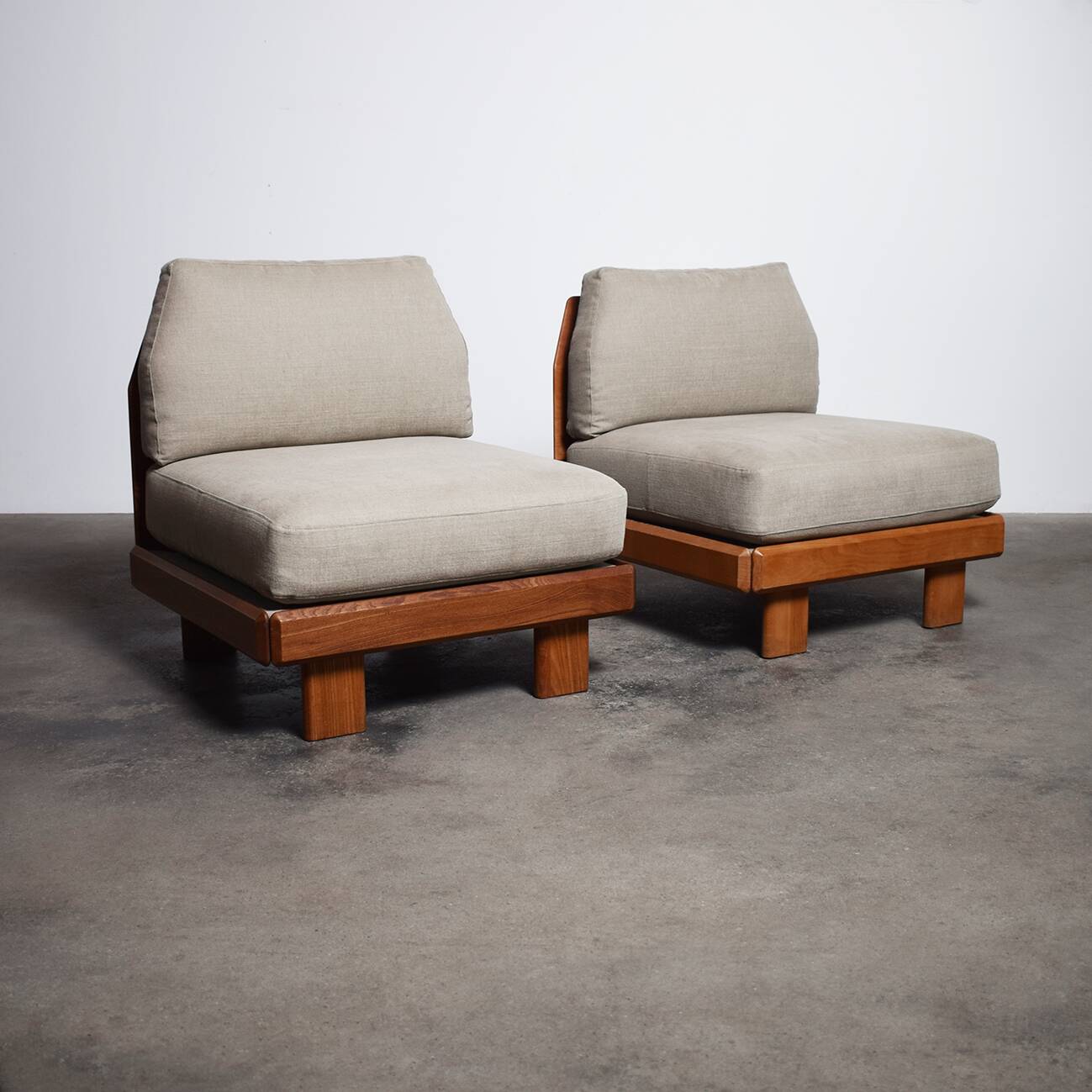 Lounge Chairs from Maison Seltz, France, 1970s, Set of 2