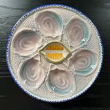 Set of 4 oyster plates
