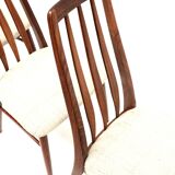 Set of 4 vintage Danish design dining room chairs 'Eva' by Niels Koefoed for Koefoeds Hornsle