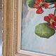 Tableau huile sur toile les Capucines