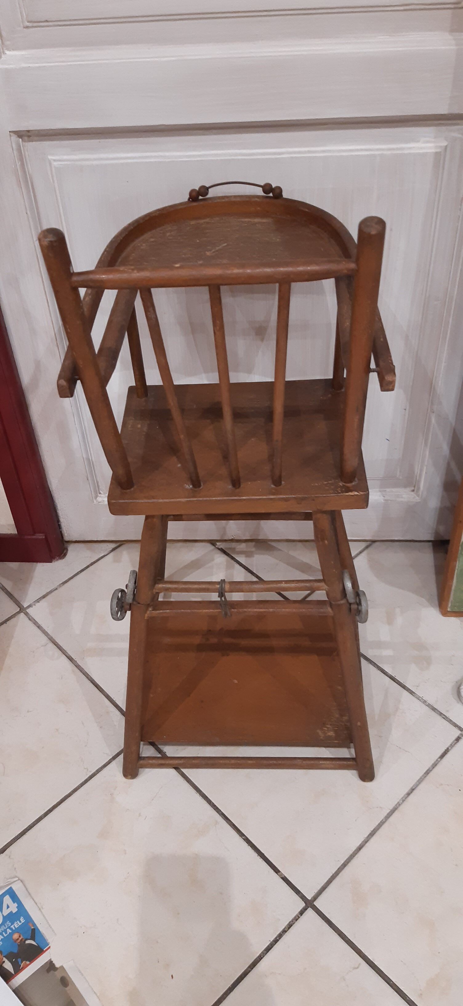 Doll's high chair