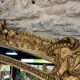 Mirror 244.5/142.5cm Louis XIV with mercury glass, gold leaf.