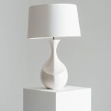 GALIBERT WHITE CERAMIC LAMP, 1960s