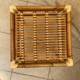 Coffee table end of rattan design sofa