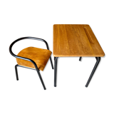 J. Hitier school desk and chair set