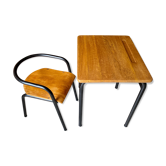 J. Hitier school desk and chair set